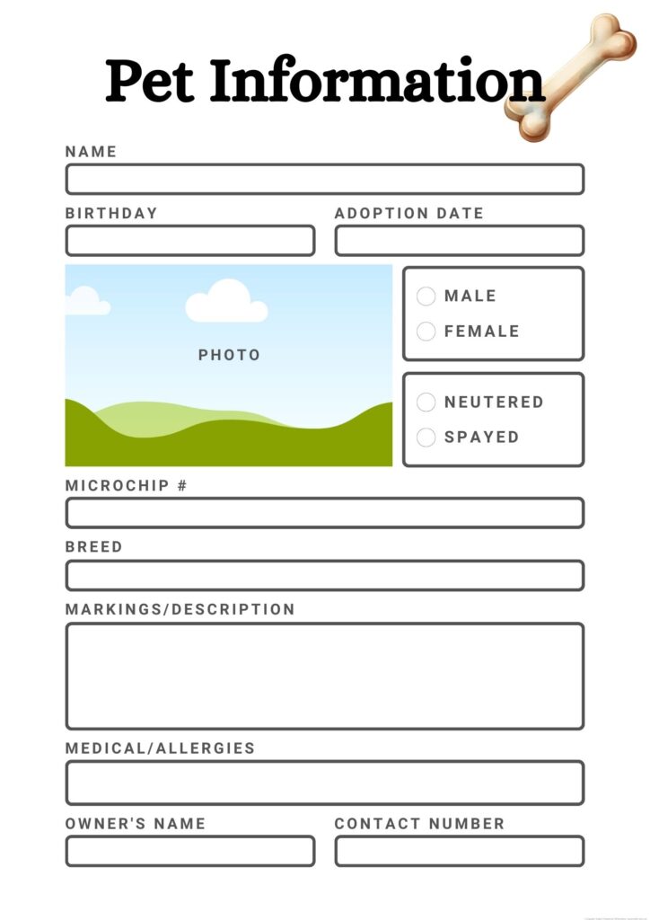 Home 33 Pet Planner